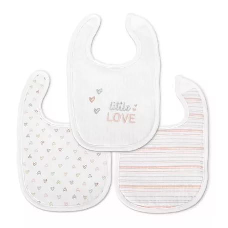 Lorelli Natural podbradníky na suchý zips 3 ks – pre dievčatá