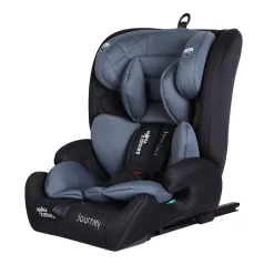   Mama Kiddies® i-Fix Journey 2 v 1 bezpečná autosedačka (76–150 cm) v sivo - čiernej farbe
