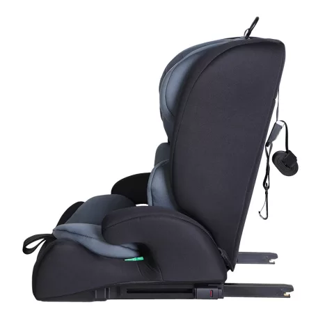 Mama Kiddies® i-Fix Journey 2 v 1 bezpečná autosedačka (76–150 cm) v sivo - čiernej farbe