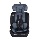 Mama Kiddies® i-Fix Journey 2 v 1 bezpečná autosedačka (76–150 cm) v sivo - čiernej farbe