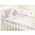 Mama Kiddies Baby Bear 5-dielna detská posteľná bielizeň s mantinelom 180°, ružová - vzor so sloníkmi