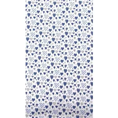   Mama Kiddies® Baby Bear 2-dielna posteľná bielizeň pre škôlkárov v bledomodrej farbe, so srdiečkovým vzorom