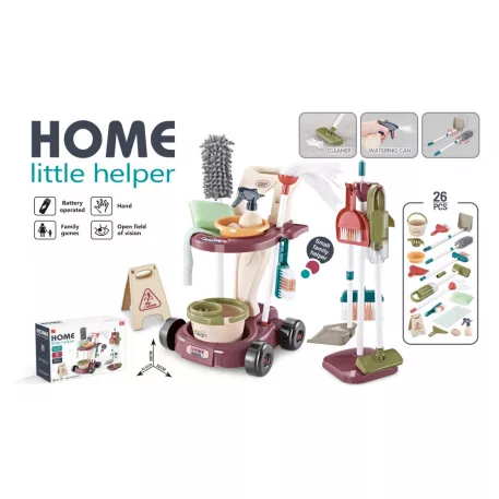 Mama Kiddies® 26-dielna upratovacia súprava Little Helper s príslušenstvom