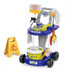   Mama Kiddies® 20-dielna upratovacia súprava Little Helper s doplnkami – modrá farba
