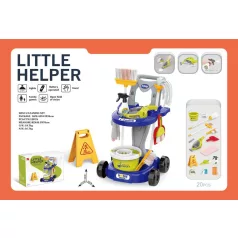   Mama Kiddies® 20-dielna upratovacia súprava Little Helper s doplnkami – modrá farba