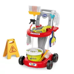   Mama Kiddies® 20-dielna upratovacia súprava Little Helper s doplnkami – červená farba