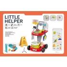 Mama Kiddies® 20-dielna upratovacia súprava Little Helper s doplnkami – červená farba