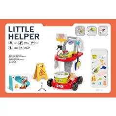   Mama Kiddies® 20-dielna upratovacia súprava Little Helper s doplnkami – červená farba