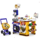 Luxusný supermarketový set s nákupným vozíkom, skenerom, pokladňou a čítačkou kariet