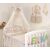 Mama Kiddies Baby Bear 6-dielna detská posteľná bielizeň s mantinelom 180°, béžová - vzor s macíkmi