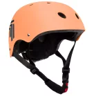 Športová prilba 7-Brand – čierno-oranžová farba – 52–56 cm