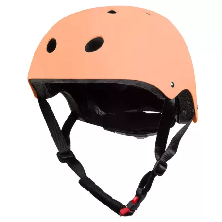 Športová prilba 7-Brand – čierno-oranžová farba – 52–56 cm