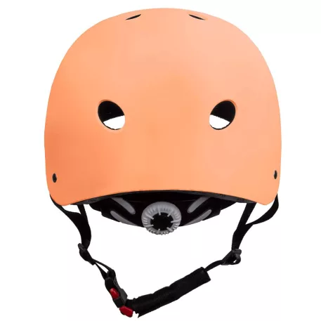 Športová prilba 7-Brand – čierno-oranžová farba – 52–56 cm