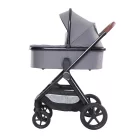Mama Kiddies® PRIMO 4v1 multifunkčný kočík v sivej farbe + DARČEK
