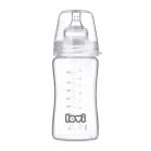 LOVI sklenená dojčenská fľaša 250 ml