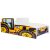 Mama Kiddies 140x70-cm detská posteľ s dizajnom traktora- žltá s matracom
