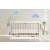 Mama Kiddies® Sofie Dreams 5-dielna detská posteľná bielizeň s 360° roštom Dancing Bunny v sivej farbe