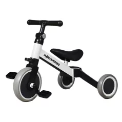   Mama Kiddies® Ethan MultiTrike 2v1 trojkolka prerobiteľná na odrážadlo v bielej farbe