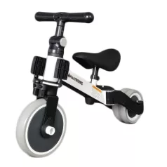   Mama Kiddies® Ethan MultiTrike 2v1 trojkolka prerobiteľná na odrážadlo v bielej farbe
