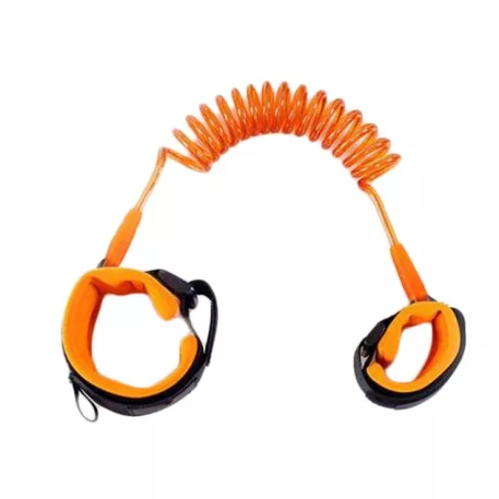 Mama Kiddies® vodítko na zápästie v oranžovej farbe