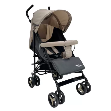 Mama Kiddies® VENTO športový  golfový kočík v béžovo-sivej farbe + darček pláštenka