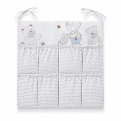   Mama Kiddies® Sofie Dreams Vreckový úložný priestor v sivej farbe - Teddy Play