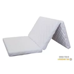   Mama Kiddies® Sofie Dreams skladací matrac s kokosovou vrstvou 120×60×5 cm s odnímateľným poťahom