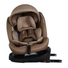 ISOFIX 360° otočná autosedačka Mama Kiddies® iSize Journey Extra (40–150 cm) v béžovej farbe s podpornou nohou + darček slnečná clona a opierka nôh