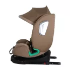 ISOFIX 360° otočná autosedačka Mama Kiddies® iSize Journey Extra (40–150 cm) v béžovej farbe s podpornou nohou + darček slnečná clona a opierka nôh