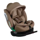 ISOFIX 360° otočná autosedačka Mama Kiddies® iSize Journey Extra (40–150 cm) v béžovej farbe s podpornou nohou + darček slnečná clona a opierka nôh