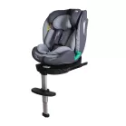 ISOFIX 360° otočná autosedačka Mama Kiddies® iSize Journey Extra (40–150 cm) v sivej farbe s podpornou nohou + darček slnečná clona a opierka nohy