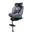 ISOFIX 360° otočná autosedačka Mama Kiddies® iSize Journey Extra (40–150 cm) v sivej farbe s podpornou nohou + darček slnečná clona a opierka nohy