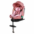 ISOFIX 360° otočná autosedačka Mama Kiddies® iSize Journey Extra (40–150 cm) v ružovej farbe s podpornou nohou + darček slnečná clona a opierka nohy