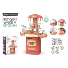 Mama Kiddies® Effluent Kitchen 29-dielna detská kuchynka – ružová