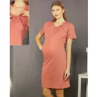 Tehotenská nočná košeľa s gombíkmi – veľkosť L
