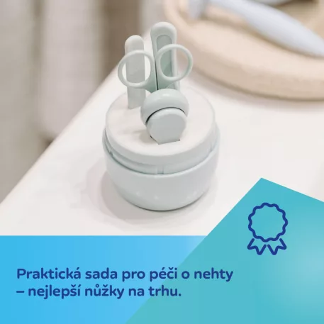 Canpol Babies Sada starostlivosť o nechty pre deti modrá
