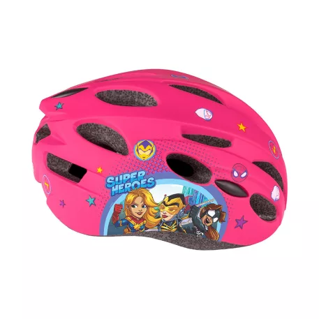 Prilba na bicykel s technológiou IN-MOLD s motívom Avengers – pre dievčatá – 52–56 cm