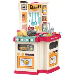   Mama Kiddies® 67-dielna Talented Chef detská kuchynka - červená