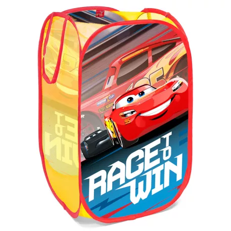 Skladací kôš na hračky – Autá (Cars)