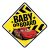 Tabuľka do auta s prísavkou Dieťa v aute - BABY ON BOARD - Autá