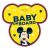 Tabuľka do auta s prísavkou Dieťa v aute - BABY ON BOARD - Mickey