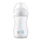 Dojčenská fľaša Avent Natural Response AirFree s motívom sloníka, 260 ml, od 1 mesiaca
