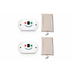   Baby Control Premium TWINS – 2 ks monitor dychu, 2 ks extra veľké snímacie podložky