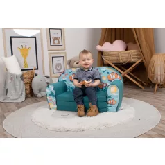   Mama Kiddies® prémiové rozkladacie dvojité detské kreslo - Clown Fish