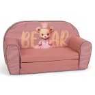 Mama Kiddies® prémiové rozkladacie dvojité detské kreslo - Bear Princess
