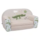 Mama Kiddies® prémiové rozkladacie dvojité detské kreslo – Crocodile