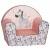 Mama Kiddies® prémiové detské kreslo - Pink Zebra
