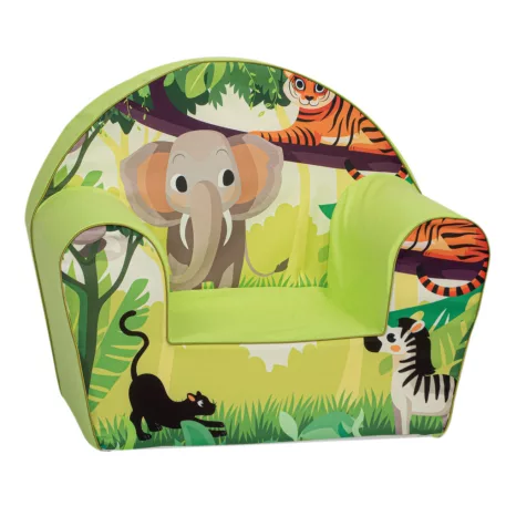 Mama Kiddies® prémiové detské kreslo - Safari Elephant