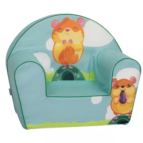 Mama Kiddies® prémiové detské kreslo - Veverička