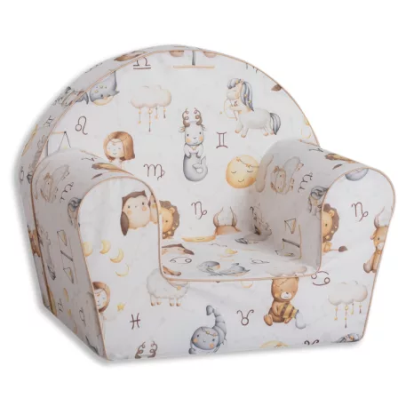 Mama Kiddies® prémiové detské kreslo - Animals All - Over